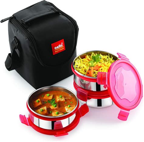 cello stainless steel lunch box leak proof|Top 5 Budget.